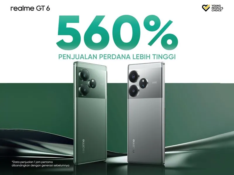 Realme GT 6 Diserbu di Indonesia: Ludes Terjual di Flash Sale Perdana